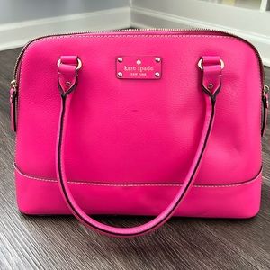 Kate spade shoulder bag!  Bright pink and beautiful!